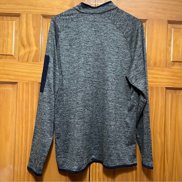 Colosseum Gray Notre Dame Quarter Zip Popover Size Medium NWT - Picture 4 of 10